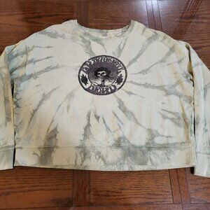 Pact Grateful Dead Sage Tie-Dye Crewneck Sweatshirt XL